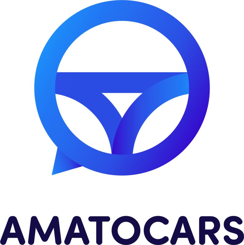 The logo for amato cars